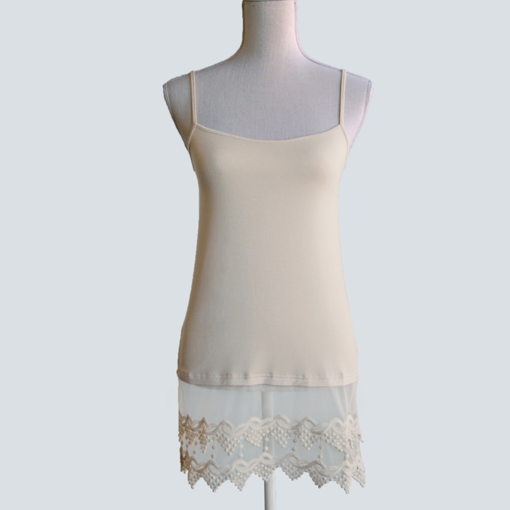 Grace & Lace Pointed Lace Top Extender